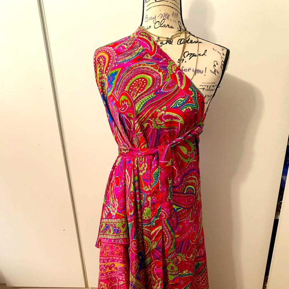 Silk multi wrap dress / skirt